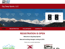 Tablet Screenshot of digdeepsports.com